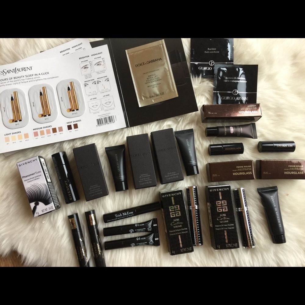 GIVENCHY/ ARMANI/ YSL Deluxe makeup samples set